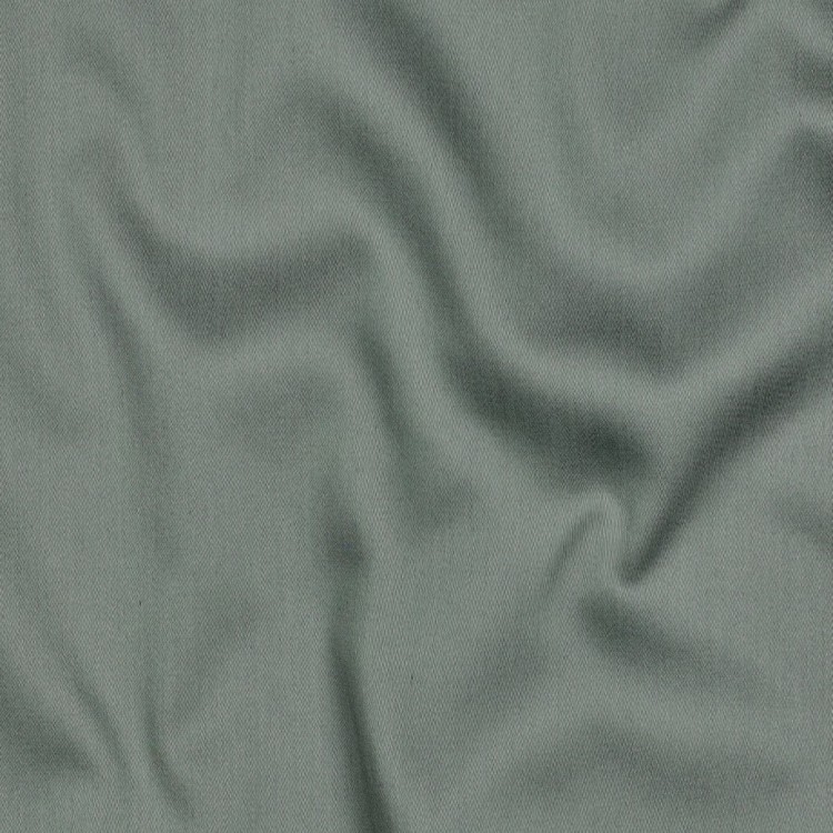 Tissu coton uni satiné vert antique