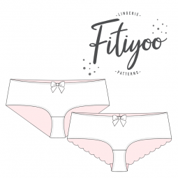 Explication de couture - shorty Lemoncello de Fitiyoo