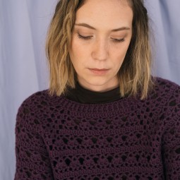 Kit de crochet - Pull top down - Basic merino