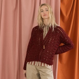 Kit de crochet - Gilet ajouré - Super merino