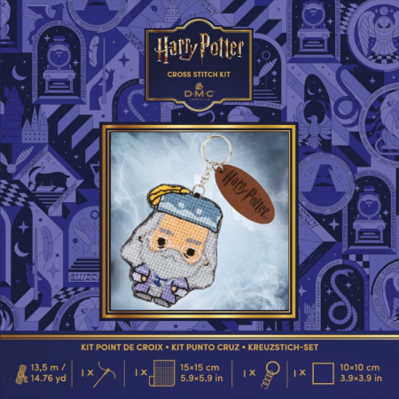 Kit de broderie Harry Potter - Porte clé Dumbledore