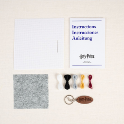 Kit de broderie Harry Potter - Porte clé Hedwige