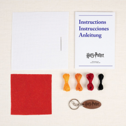 Kit de broderie Harry Potter - Porte clé Voie 9 3/4