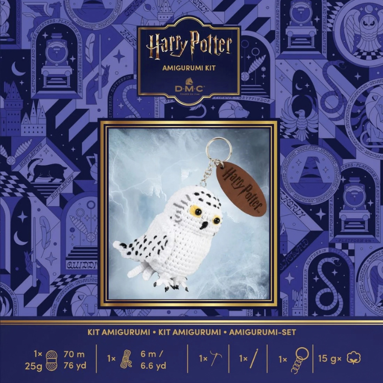Kit de crochet Harry Potter - Porte-clé Hedwige