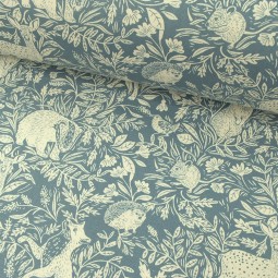Tissu toile - Country life denim