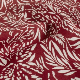 Tissu viscose - Crêpe Annie bordeaux