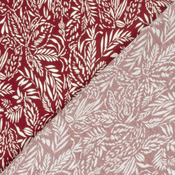 Tissu viscose - Crêpe Annie bordeaux