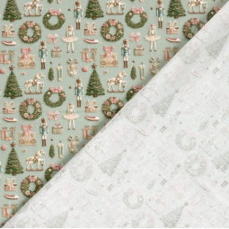 Tissu coton - Objets de Noël