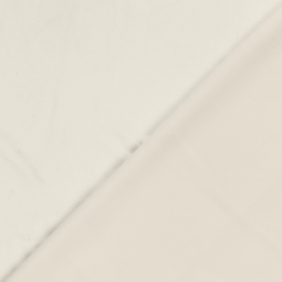 Tissu velours extensible - Blanc cassé