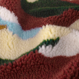 Tissu sherpa - Abstract mountain