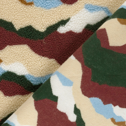 Tissu sherpa - Abstract mountain