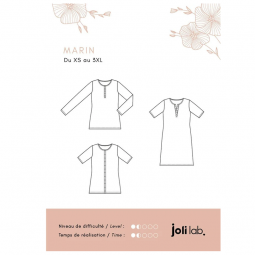 Patron Joli Lab - Haut / Robe Marin