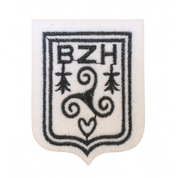 Écusson à coudre - BZH et triskell