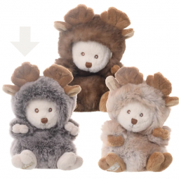 Peluche à broder - Ziggy moose grey