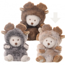 Peluche à broder - Ziggy moose light brown