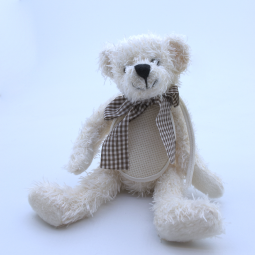 Peluche à broder - Ourson écru