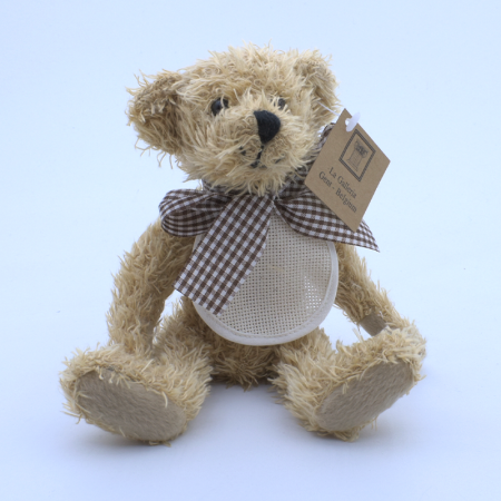 Peluche à broder - Ourson beige