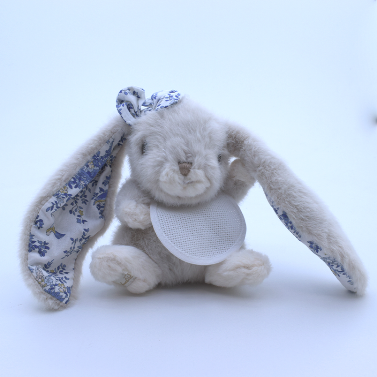 Peluche à broder - Kanina floral blue