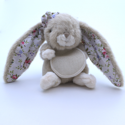 Peluche à broder - Kanina floral taupe