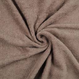 Tissu éponge 390g/m² taupe