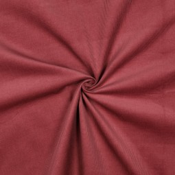 Tissu velours côtelé fin - Rose poudré