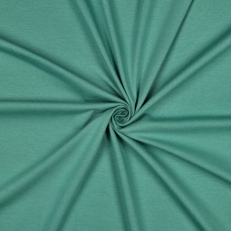 Tissu jersey biologique - Vieux vert