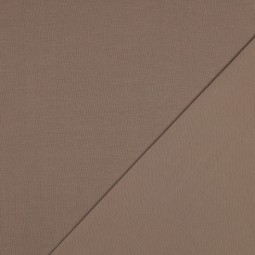 Tissu jersey biologique - Taupe