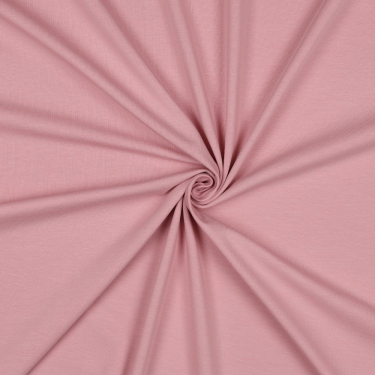 Tissu jersey biologique - Rose