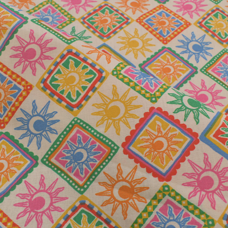 Tissu cretonne - Soledad