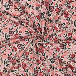 Tissu jersey - Charles rose