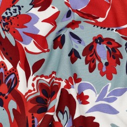 Tissu Viscose stretch - Léonard