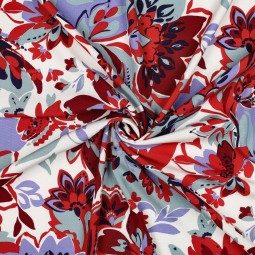 Tissu Viscose stretch - Léonard