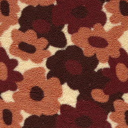 Tissu sherpa - Sylvain terre cuite