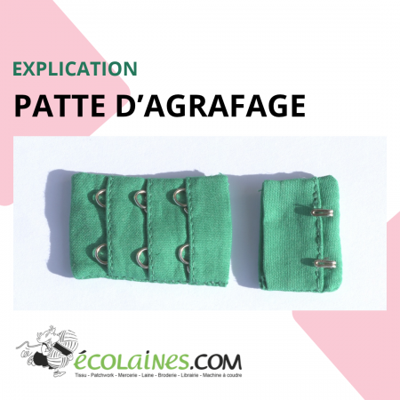 Tuto de couture - Patte d'agrafage de soutien-gorge