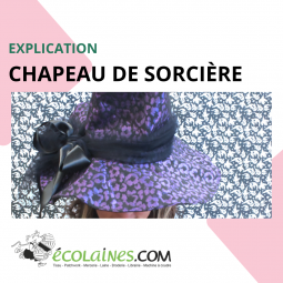 Tuto de couture - Chapeau de sorcière