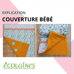 Tuto de couture - Couverture pour bébé