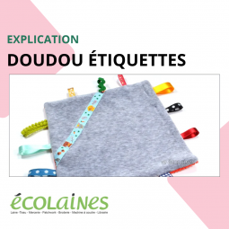 Tuto de couture - Doudou étiquettes