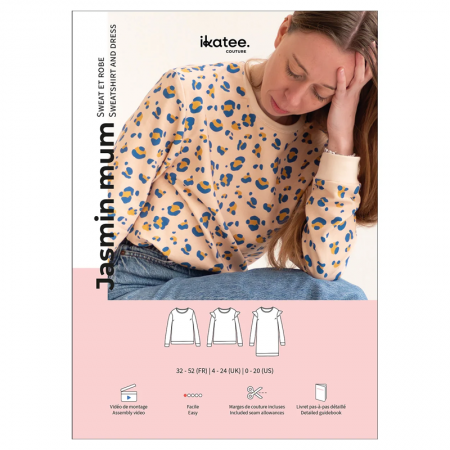 Patron Ikatee - Sweat Jasmin mum T32 à 52