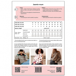 Patron Ikatee - Sweat Jasmin mum T32 à 52