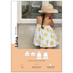 Patron Ikatee - Blouse robe Léna 3-12 ans