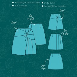 Patron Instinct Couture - Jupe Amazilia