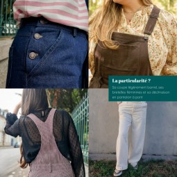 Patron Instinct Couture - Pantalon et salopette Hocco