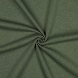 Tissu jersey sweat - Vert forêt