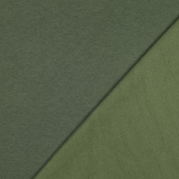 Tissu jersey sweat - Vert forêt