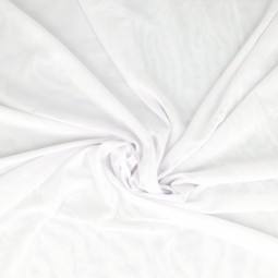 Tissu Tulle extensible - Blanc