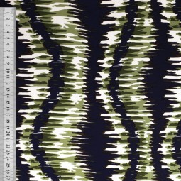 Tissu viscose - Variation vert