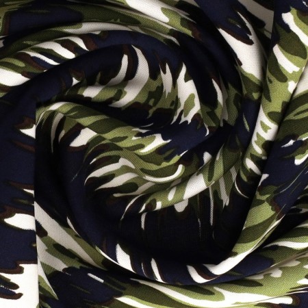 Tissu viscose - Variation vert