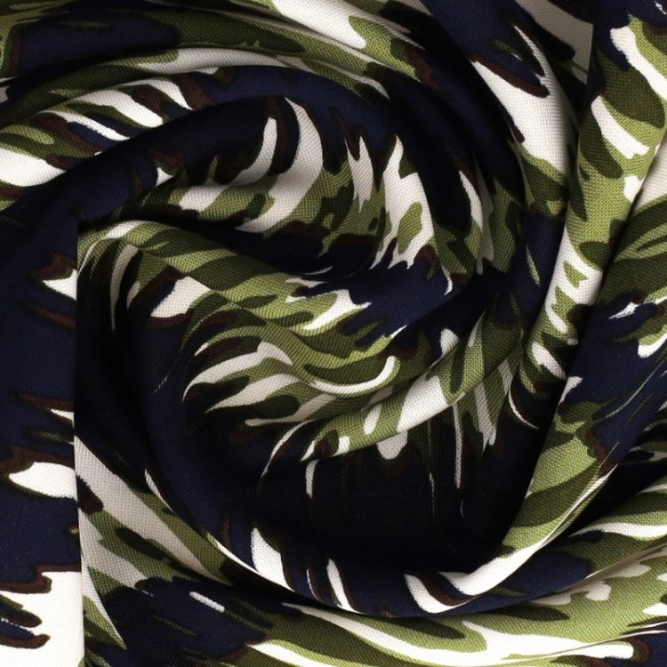 Tissu viscose - Variation vert