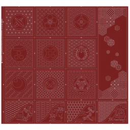 Coupon pré-imprimé broderie sashiko - Selections 2