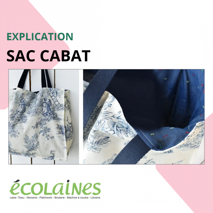 Tuto de couture - Sac cabas réversible